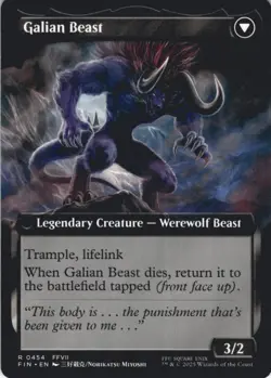 MTG Vincent Valentine (Extended Art) Normal NM FINAL FANTASY Magic 454 - Image 2