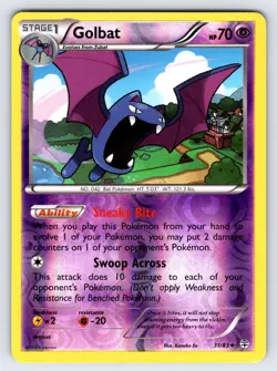 Golbat 31/83 Generations 20th Anniversary Pokemon Card TCG Reverse Holo - VLP - Image 1