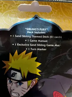 Naruto CCG Kage Summit Sand Sibling Deck 51 cards, game mat, turn marker, manual - Image 3
