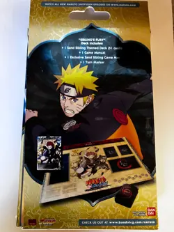 Naruto CCG Kage Summit Sand Sibling Deck 51 cards, game mat, turn marker, manual - Image 5