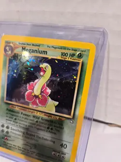 Meganium Holo Rare 11/111 Neo Genesis 2000 Vintage Pokemon Card Lightly Played - Image 3