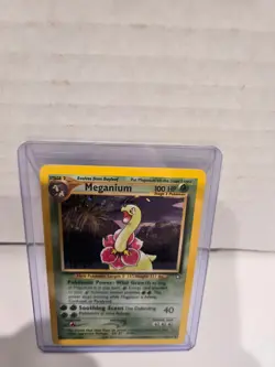 Meganium Holo Rare 11/111 Neo Genesis 2000 Vintage Pokemon Card Lightly Played - Image 4