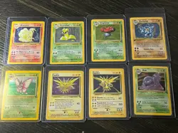 10 VINTAGE Pokemon Cards from Various Classic Sets!! - Image 1