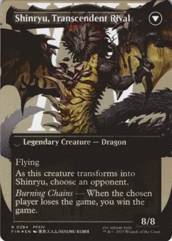 MTG Zenos yae Galvus (Borderless) Foil NM FINAL FANTASY Magic 384 - Image 2