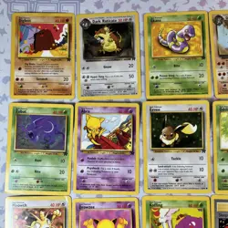 Team Rocket Pokemon Card Lot (21 cards) Commons and Uncommons MP/LP #10 - Image 2
