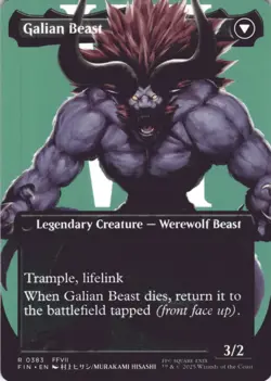 MTG Vincent Valentine (Borderless) Normal NM FINAL FANTASY Magic 383 - Image 2