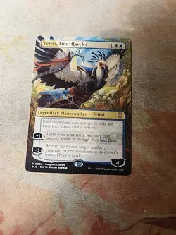 Teferi, Time Raveler Borderless Commander Bloomburrow MTG NM - Image 1