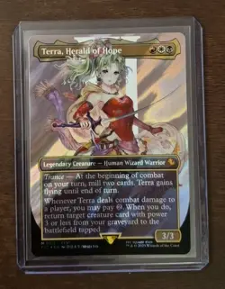 Terra, Herald of Hope (Borderless) (Surge Foil) Commander: Final Fantasy Mint 🔥 - Image 1