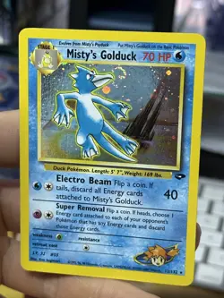 #3 Misty's Golduck 12/132 Gym Challenge 2000 Holo Rare WOTC Pokemon Card TCG - Image 5