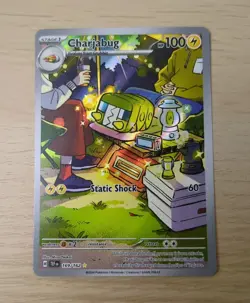 Pokemon Charjabug 169/162 Temporal Forces Illustration Rare TCG Card - Image 2