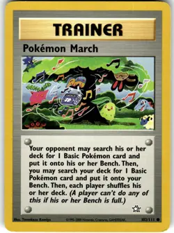 Pokemon March Common Neo Genesis 102/111 LP - Image 1