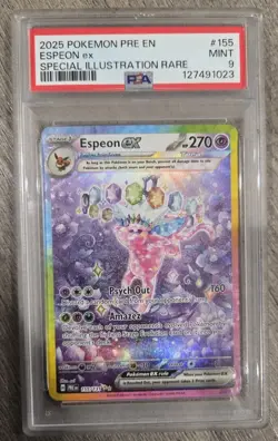 Pokemon Espeon EX - 155/131 -Rare Special Illustration, Prismatic PSA 9 - Image 1