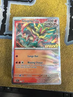 Pokemon SEALED Gouging Fire SVP 151 Surging Sparks Prerelease Promo Pack!! - Image 1