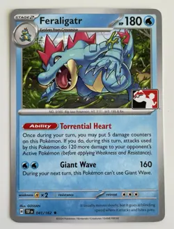 Feraligatr 041/162 Pokemon TCG Temporal Forces Prize Pack Series Non-Holo LP - Image 1