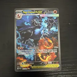 Pokemon Mega Charizard X EX 125/094 Phantasmal Flames Holo Special Rare 360 HP - Image 1