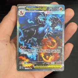 Pokemon Mega Charizard X EX 125/094 Phantasmal Flames Holo Special Rare 360 HP - Image 3
