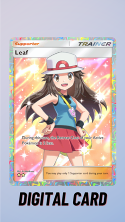 Leaf Mythical Island Pokemon TCG Pocket Trade 2 Star ⭐⭐ (English) - Image 1