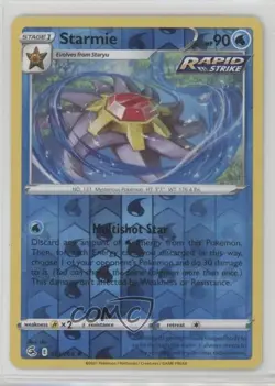 Starmie Reverse Foil Pokemon Sword & Shield Fusion Strike #053 - Image 1