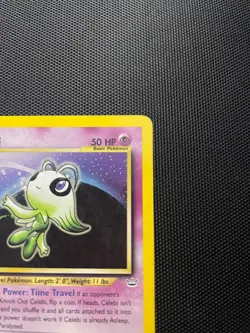 Pokemon TCG Celebi 03/64 Neo Revelation Holo First Edition LP - Image 5