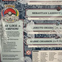 Pokemon 2022 World Championships Deck Display (Set of 8) Factory Sealed 2 Each - Image 3