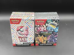 Pokemon TCG Scarlet & Violet Booster Bundle Lot - 151 + Paldean Fates - Image 1