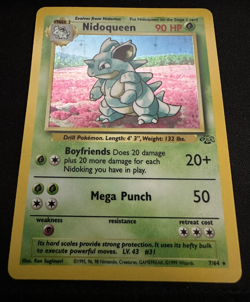 Nidoqueen 1999 WotC US Pokemon Jungle Unlimited 7/64 HOLO FOIL Rare NM - Image 1