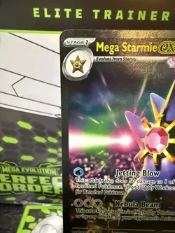Mega Starmie EX 118/088 SIR Pokemon TCG Perfect Order - Special Illustrator Rare - Image 2
