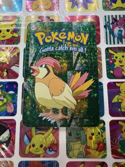 Pokemon 151 Vintage Pocket Monsters Vending HOLO Prism Sticker 2000 Nintendo - Image 3