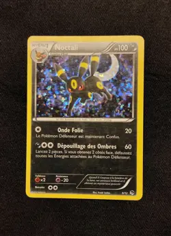 Pokemon "Noctali / Umbreon" 9/12 *Holo* McDonald's 2013 - French - Good(-) - Image 1