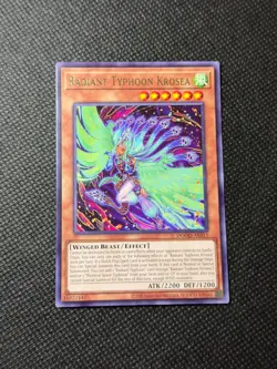 YUGIOH Asian-English Radiant Typhoon Krosea DOOD-AE015 Rare - Image 1