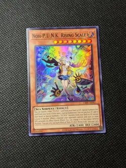 YuGiOh Asian English CR09-AE092 Noh-P.U.N.K. Rising Scale Super Rare - Image 1