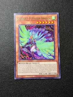 YUGIOH Asian-English Radiant Typhoon Krosea x3 Playset DOOD-AE015 Rare - Image 2
