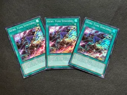Kewl Tune Synchro x3 DBPR-AE039 Super Rare YuGiOh Playset - Image 1