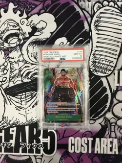 2024 One Piece - Roronoa Zoro #118 OP06 Alternate Art - PSA 10 Gem Mint - Image 3