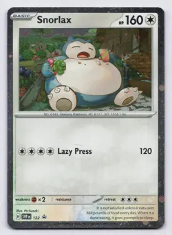 Snorlax Holofoil Promo SV: Scarlet & Violet Promo Cards 122 NM - Image 1