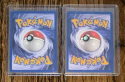 2 Pokemon Card Lot - 1999-2000 Jungle Series 1st EDITION Meowth & Persian - Image 2