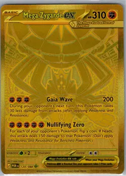 Mega Zygarde ex - 124/088 MUR ME03: Perfect Order - Pokemon Card - NM - Image 1