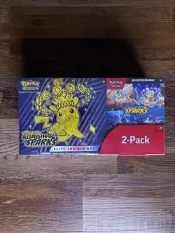 Pokemon Surging Sparks Elite Trainer Box & Booster Bundle Costco - SEALED - Image 1