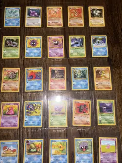 36 Pokemon Card Lot - 1999-2000 Fossil Series Vintage - No Duplicates! - Image 4