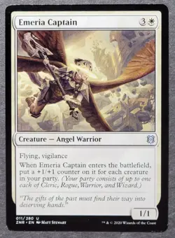 MtG Emeria Captain Magic The Gathering Zendikar Rising Uncommon Card x1 - Image 1