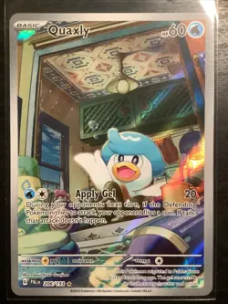 Pokemon TCG Quaxly Scarlet & Violet Paldea Evolved Holo Card 206/193 Mint Clean - Image 1