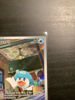 Pokemon TCG Quaxly Scarlet & Violet Paldea Evolved Holo Card 206/193 Mint Clean - Image 3