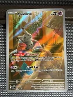 The Pokemon Company Mimikyu Promo Holo 075 Scarlet & Violet Pokemon Card - Image 1