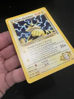 Lt. Surge's Electabuzz (6) #006/132 Gym Heroes NM WOTC POKEMON CARD - Image 3