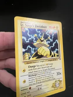 Lt. Surge's Electabuzz (6) #006/132 Gym Heroes NM WOTC POKEMON CARD - Image 4