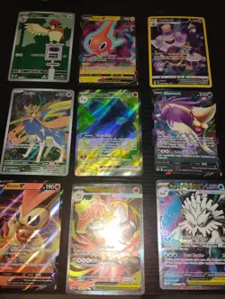 Lot Of 9 Pokemon Illustration Rare Cards Varying Sets All Nm To Mint - Image 1