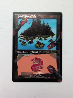 Mountain (Foil) 2026 MTG Secret Lair Drop Deadpool #7126 - Image 1