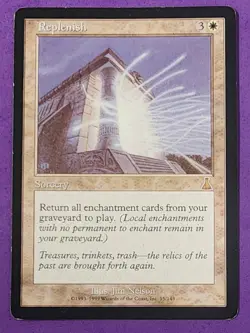 MTG Magic The Gathering - Replenish - Urza's Destiny MP (Moderately Played) - Image 1