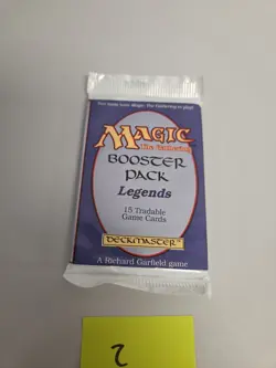 MTG Magic The Gathering English Legends Booster Pack - 1994 - Image 1
