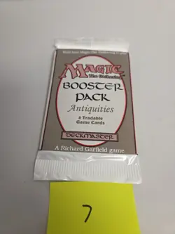 MTG - English Antiquities Booster Pack Factory Sealed #7 - Image 1
